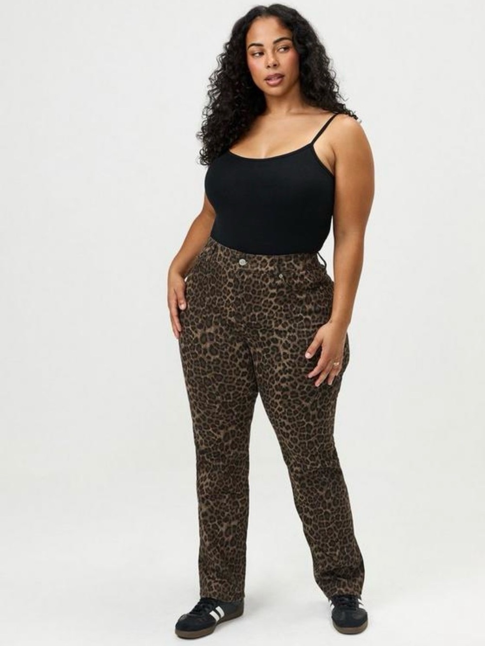Torrid Plus Size 22 Leopard Print jeans
